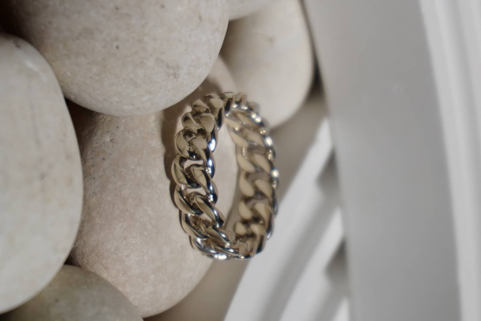 Chain Silver Ring - Image 3